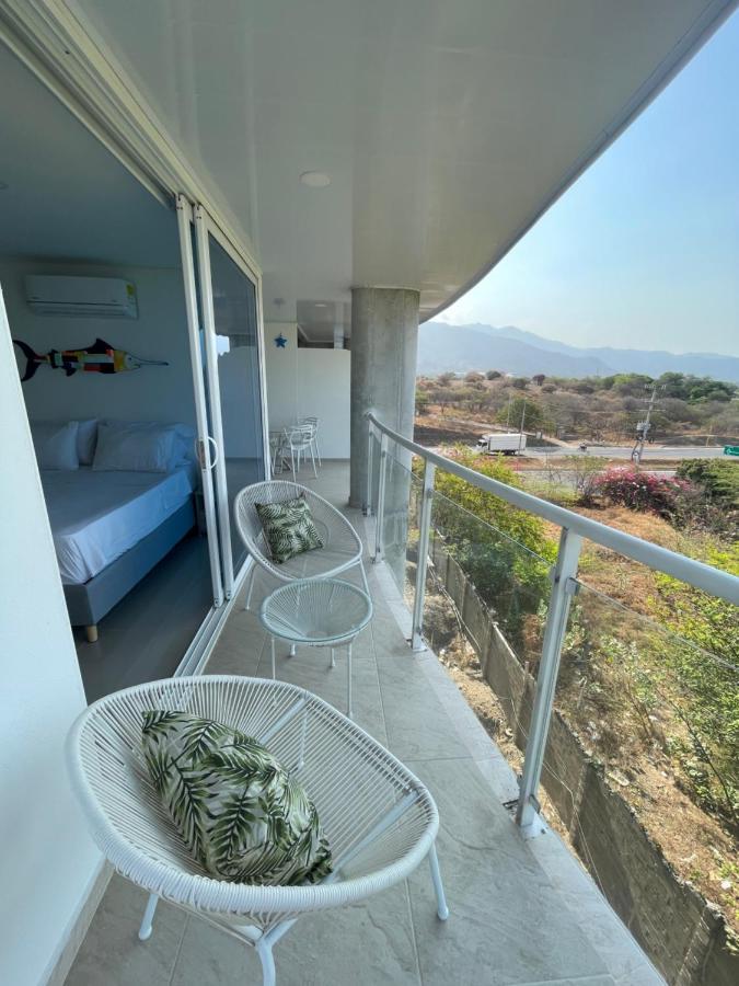 Апартаменты Infinity Blue - Playa Dormida Санта-Марта Экстерьер фото