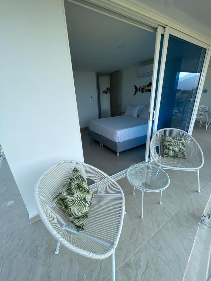 Апартаменты Infinity Blue - Playa Dormida Санта-Марта Экстерьер фото